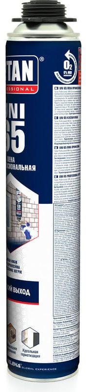Монтажная пена профессиональная летная TYTAN Professional 65 UNI 30217 (16968), 750 мл - фото