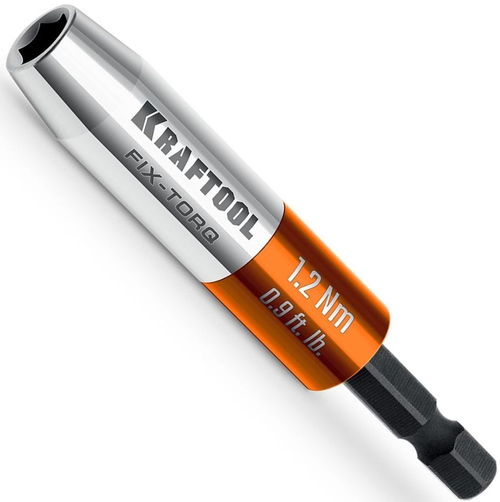 Изображение товара Адаптер для бит динамометрический 1,2 Нм Kraftool FIX-TORQ 64035-1.2