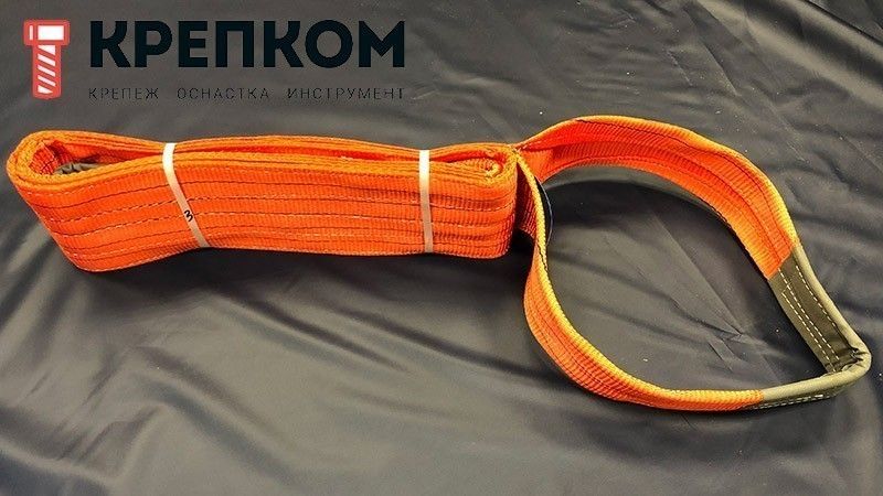 Строп текстильный петлевой СТП грузоподъемностью 12 т, длина 12 м, ширина 300 мм - фото