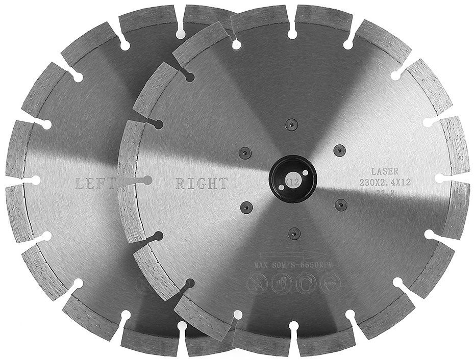 Диск алмазный с фланцем CNB левый 230 мм, тип А, Messer 01-15-236 - фото