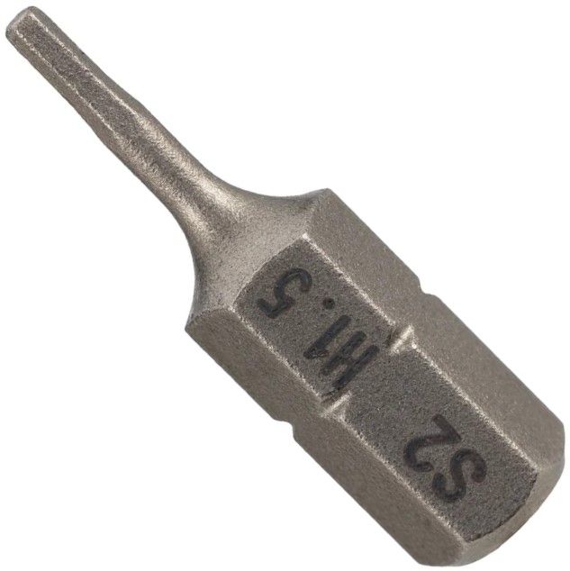 Изображение товара Бита шестигранная HEX H1,5 длина 25 мм SGS 6325-H1.5, сталь S2