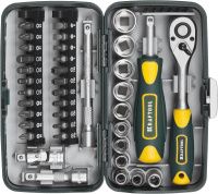 Набор торцовых головок и бит 1/4" Kraftool Universal-38 27970-H38, 38 предметов