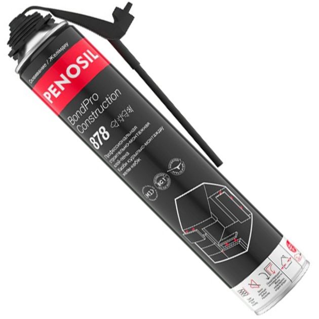 Изображение товара Клей-пена Penosil BondPro Construction 878 A1632Z - 750 мл Изображение товара Клей-пена Penosil BondPro Construction 878 A1632Z - 750 мл