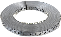 Лента перфорированная прямая ОЛП 20х0,5 мм (5 м), оцинкованная сталь