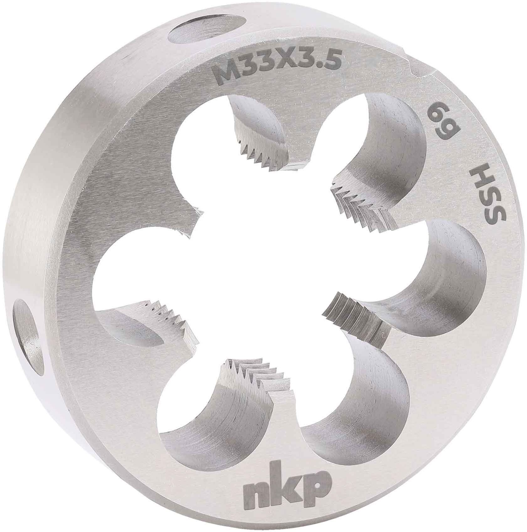 Плашка М33х3,5 мм HSS DIN EN 22568 NKP 240330N, метрическая резьба - фото