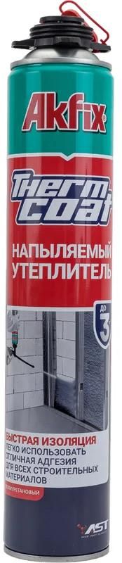 Пена напыляемая для теплоизоляции 930 г Akfix Thermcoat FA014 - фото