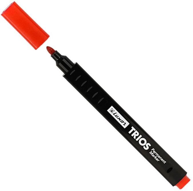 Маркер перманентный пулевидный 2,5 мм, "Trios" Luxor - фото