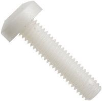 Винт с полукруглой головкой DIN 7985 (ISO 7045), пластик