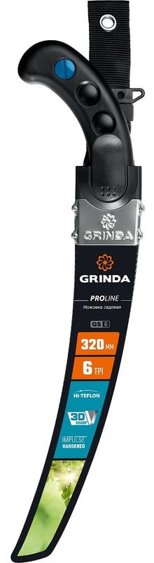 Ножовка для быстрого реза сырой древесины 320 мм GS-6 Grinda 151853 - фото