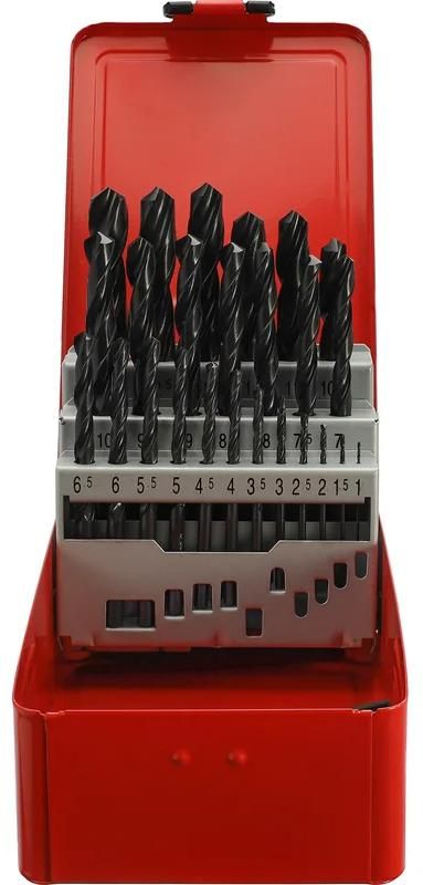 Набор сверл по металлу 1-13 мм HSS-R 118° DIN338 H-Tools Pro 205213PRO, 25 шт - фото