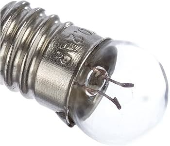 Лампа аргоновая 714 для фонаря шар 0,7 Вт 0,2 А 3,5 В цоколь E10 Varta 714000402М, 2 шт в блистере - фото