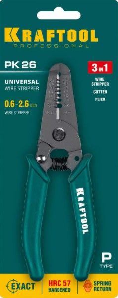 Стриппер ручной 0,6-2,6 мм² Kraftool PK-26 22660-15 - фото