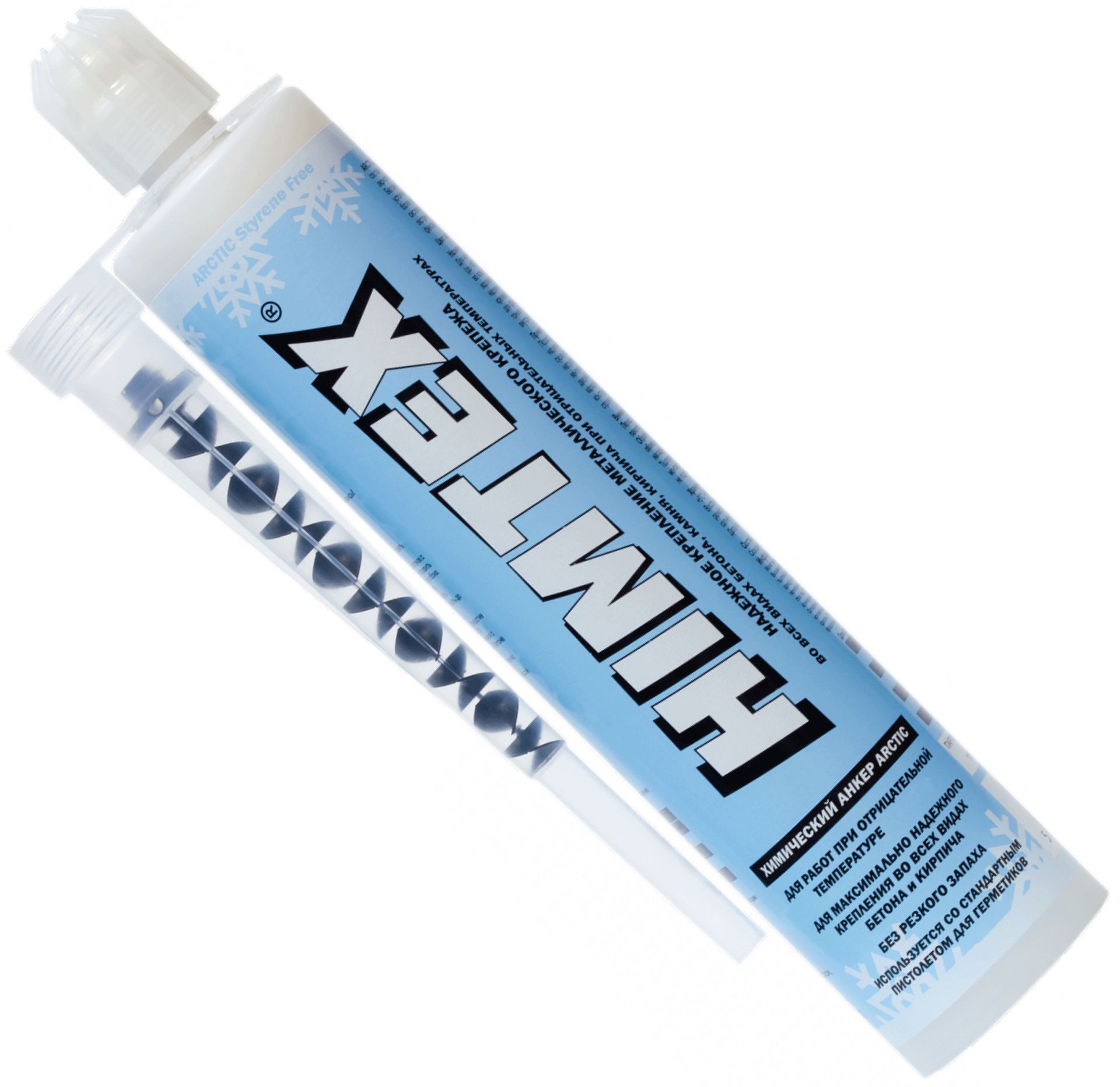 Химический анкер 300 мл Himtex Arctic PROFI-200 233018 зимний, винилэстер, 1 насадка - фото