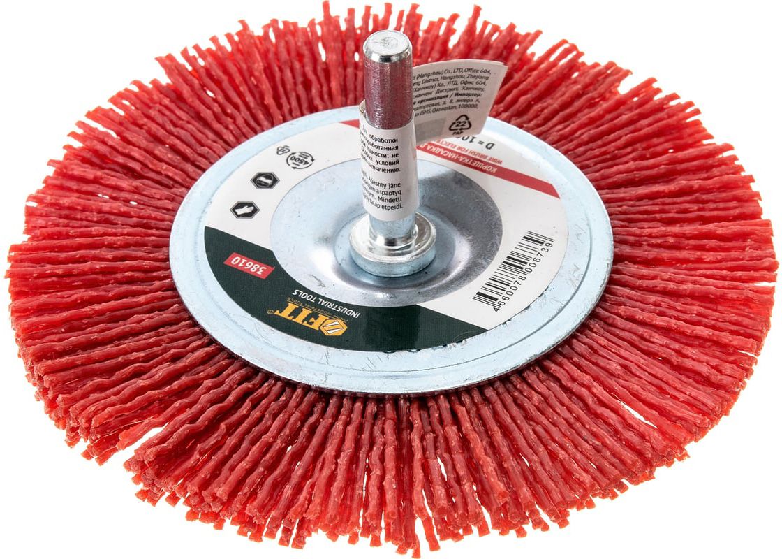 Корщетка-колесо 100 мм для дрелей FIT 38610 - фото