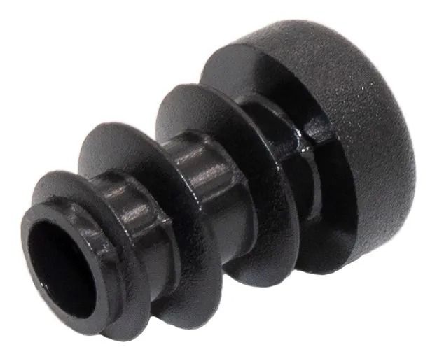 Заглушка плоская внутренняя для круглых труб ZO, пластик - фото