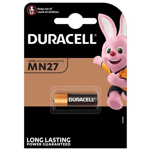 Изображение товара Батарейка Duracell LR27 A27 MN27 12 В щелочная для устройств