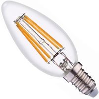 Лампа светодиодная LED B35 свеча 7 Вт E14 4000 K прозрачная с улучшенной цветопередачей Фотон 23957