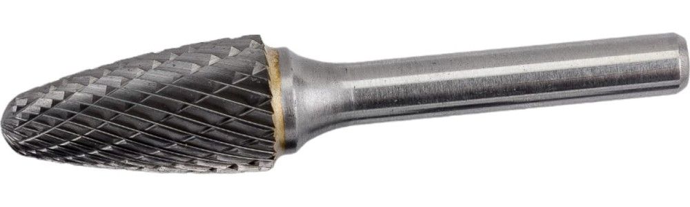 Борфреза твердосплавная 12,5х25х65 мм с X-образной насечкой F (RBF) ВК8 РИ ri.377.19 - фото