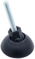 Опора регулируемая шарнирная с болтом М8х45 и основанием 49 мм 49М8-45ЧН, пластик