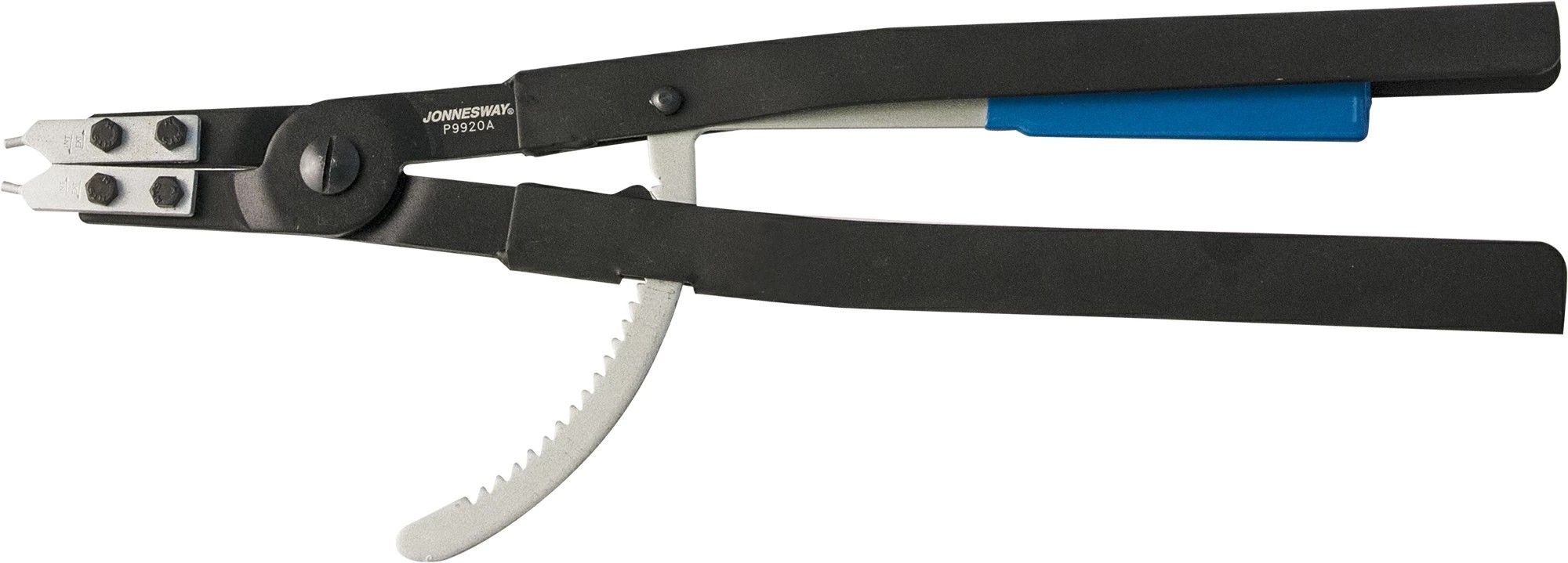 Щипцы с фиксатором для внутренних стопорных колец прямой сжим, 20" (508 мм) Jonnesway P9920A - фото