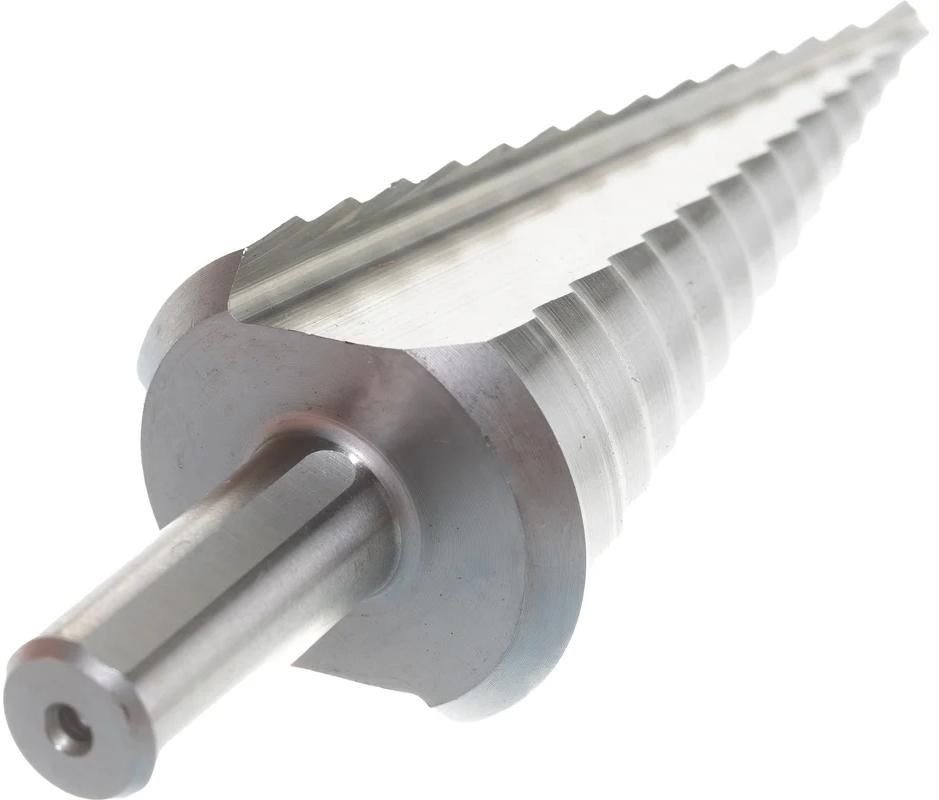 Сверло ступенчатое 4-30 мм, хвостовик 10 мм HSS Messer 19-14-430, 14 ступеней - фото