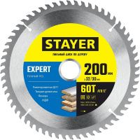 Диск пильный по дереву Expert 200x32/30 мм, 60Т точный рез, Stayer 3682-200-32-60_z01