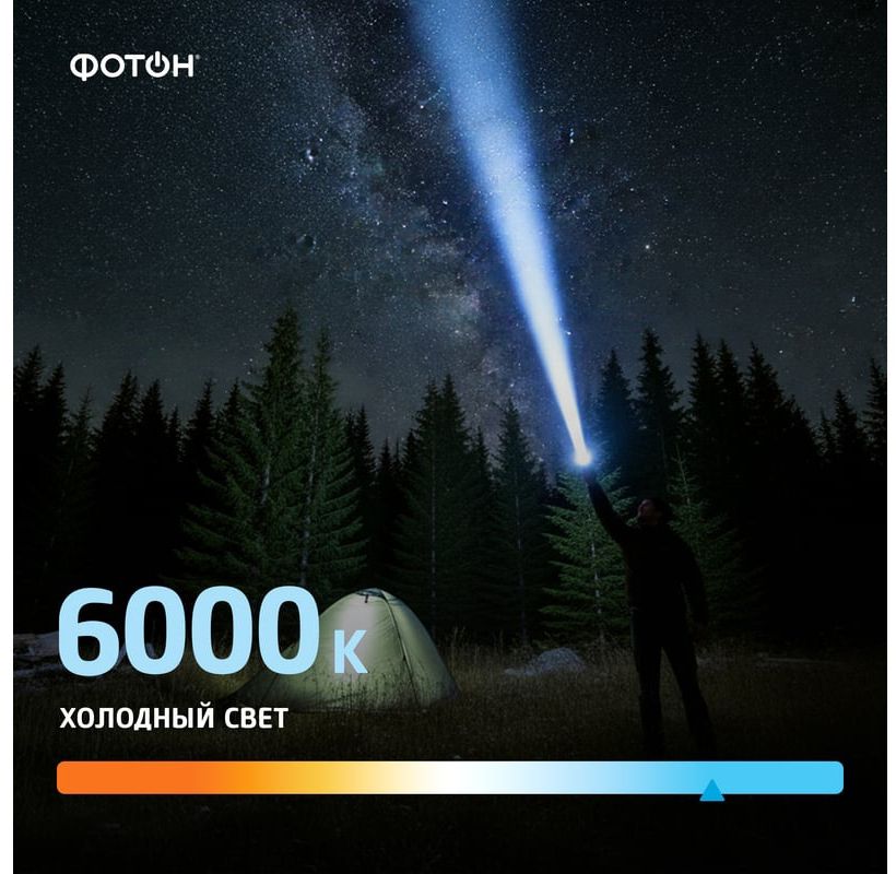 Фонарь аккумуляторный LED Фотон PM-600 22343 - фото