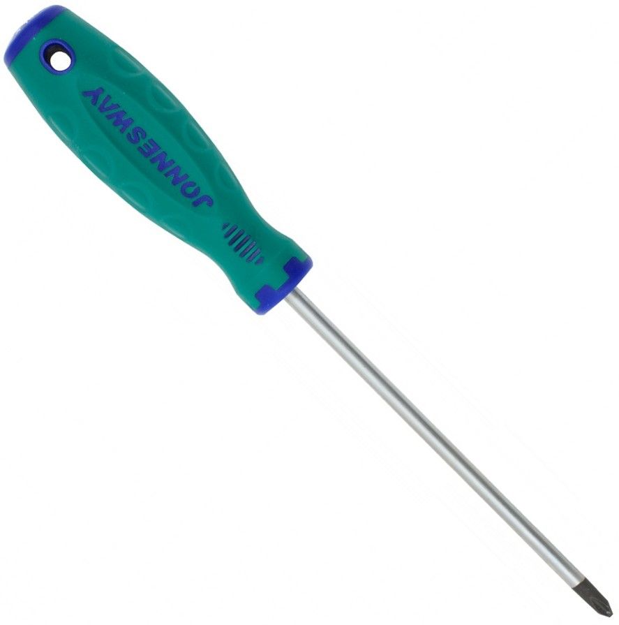 Изображение товара Отвёртка крестовая Jonnesway PH1x100 мм D71P1100 ANTI-SLIP GRIP