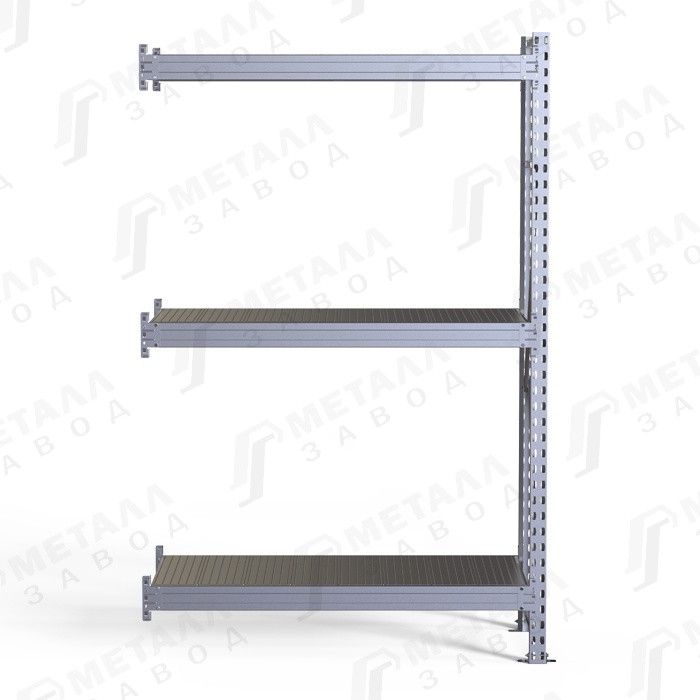 Стеллаж металлический 2000/1500/1000 мм, Металл-завод SGR-V-Zn 15103-2,0-DS, дополнительная секция - фото