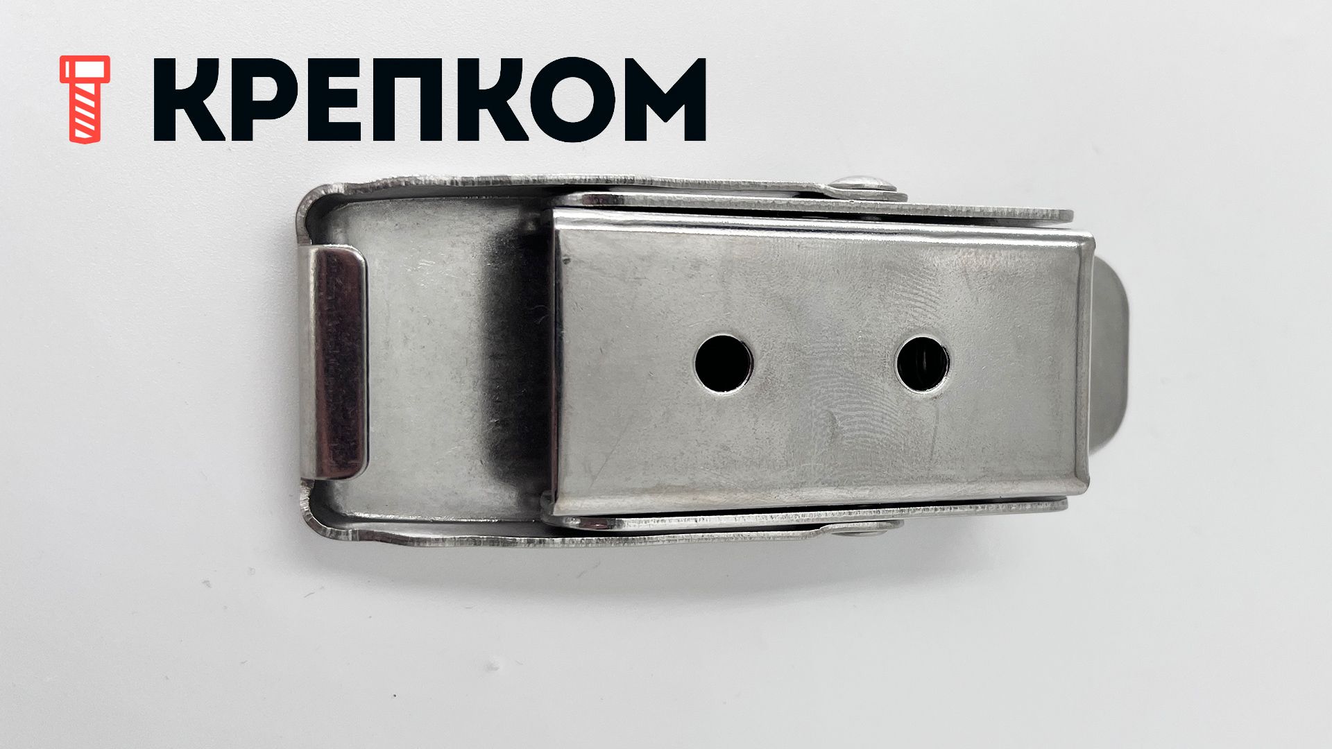 Защелка с замком L=94 B219C-4, нержавеющая сталь А2, 50 шт - фото