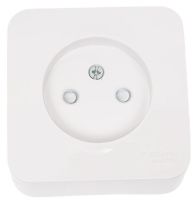 Розетка белая 1-м. СП 16А IP20 250В без заземления Blanca Systeme Electric SE BLNRA001111