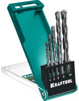 Набор сверл по твёрдым материалам 4-5-6-8-10 мм Hard Kraftool 29177-H5, 5 шт