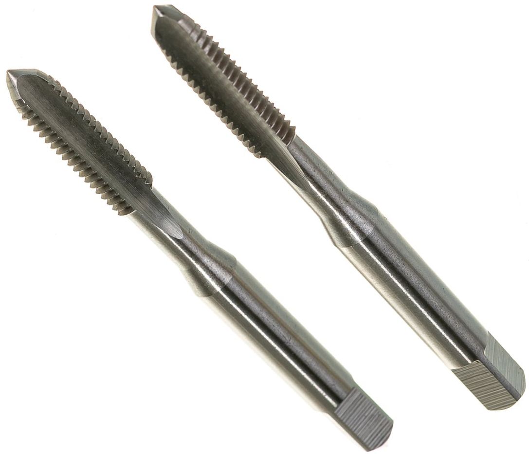 Метчик машинно-ручной М8х1,25 мм сталь Р6М5 Профессионал ЗУБР 4-28007-08-1.25-H2, 2 шт - фото