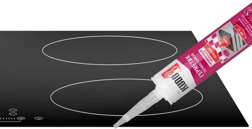 Герметик силиконовый нейтральный высокотемпературный 280 мл Kudo KSK-153 красный - фото