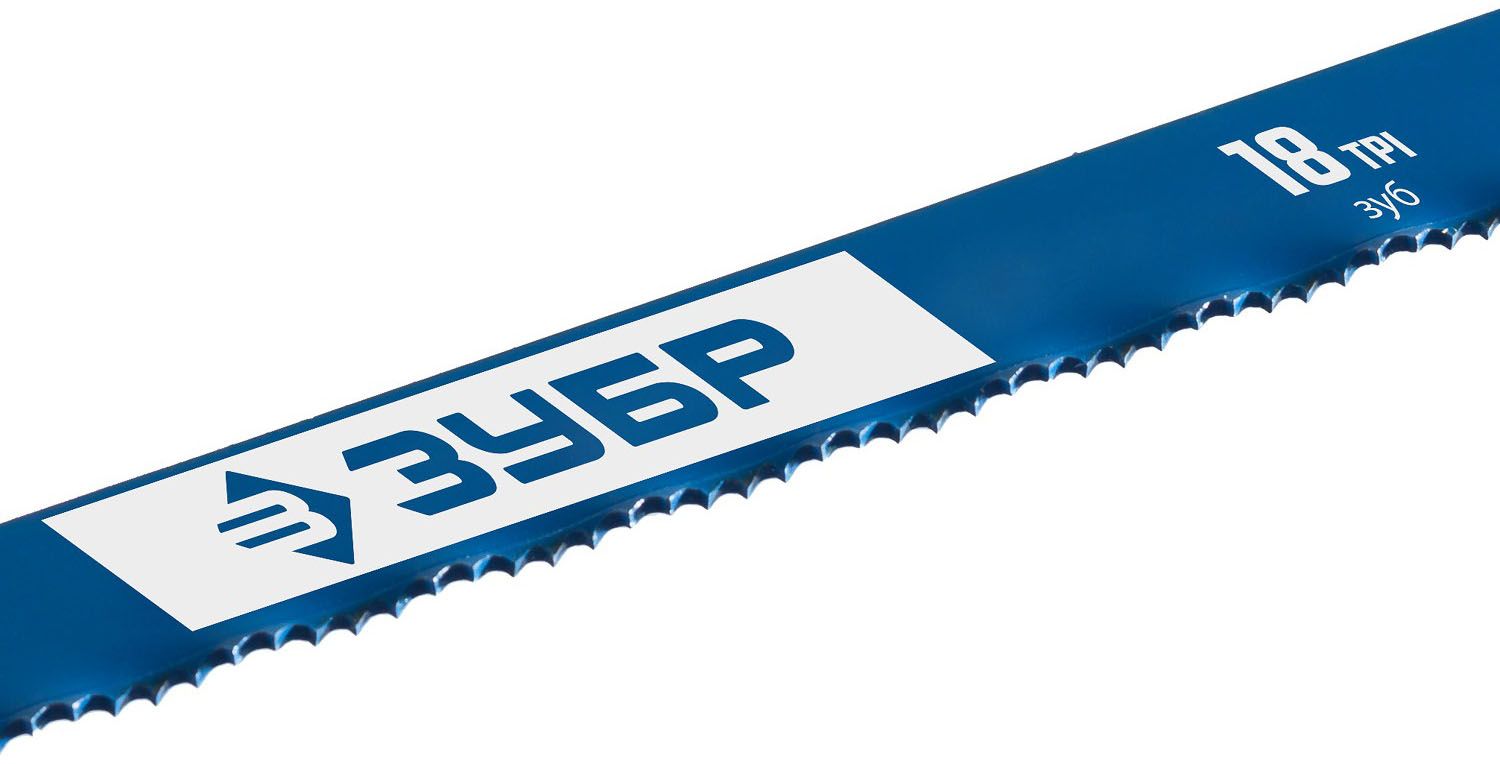 Полотно для ножовки по металлу 300 мм 32TPI, БИМЕТАЛЛ-32, ЗУБР 15855-32, биметалл - фото