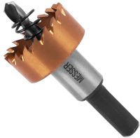 Коронка по металлу 26 мм с центратором и пружиной, ц/х, Messer 21-02-026, HSS-TiN