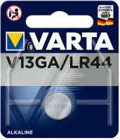 Батарейка щелочная тип таблетка 1,5 В 125 мА·ч V13GA (LR44) Varta Alkaline