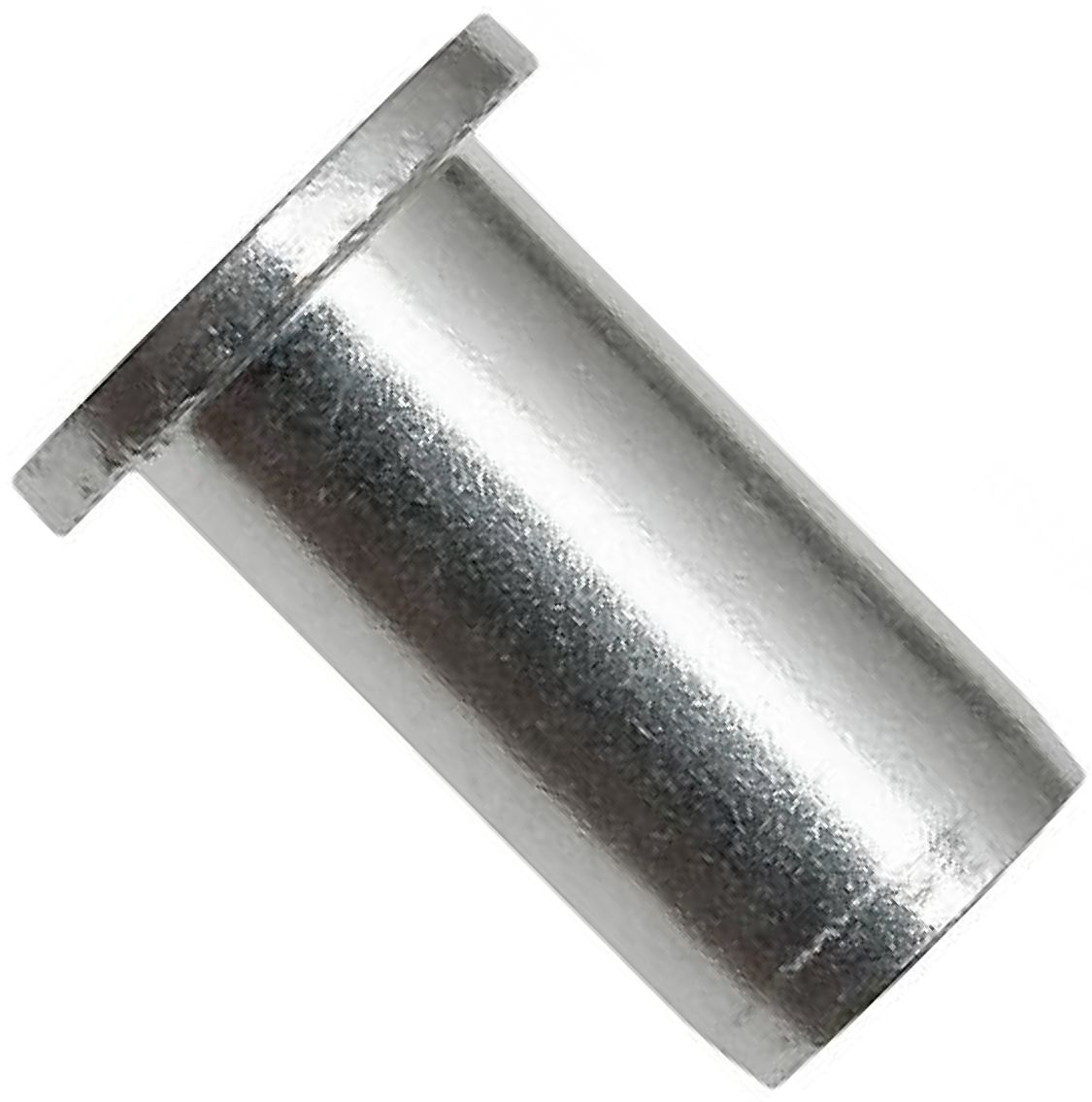 Резьбовая заклепка М4 с цилиндрическим бортиком, закрытая, сталь, 200 шт - фото
