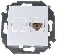 Розетка компьютерная RJ45 Simon 1591598-030