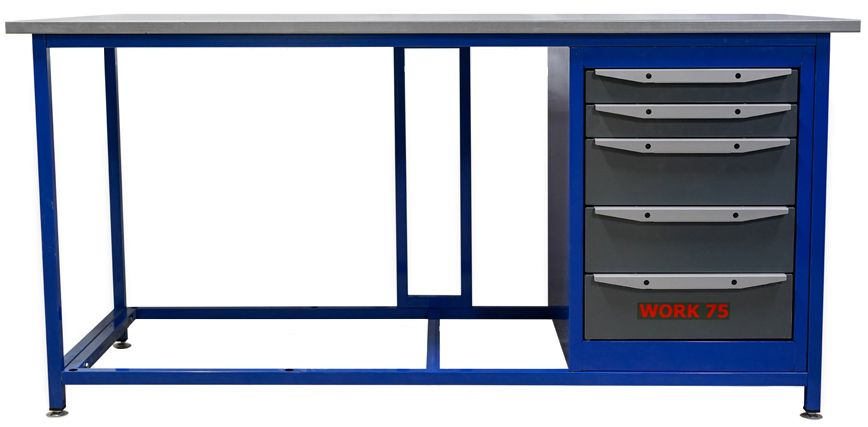 Изображение товара Верстак с одной тумбой 1808х755х872 мм КМК Work 75 WK1800(Т5)
