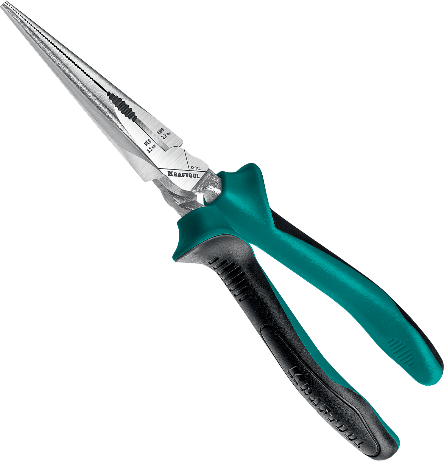 Тонкогубцы 200 мм с эксцентриковым шарниром Kraftool 22011-3-20 - фото