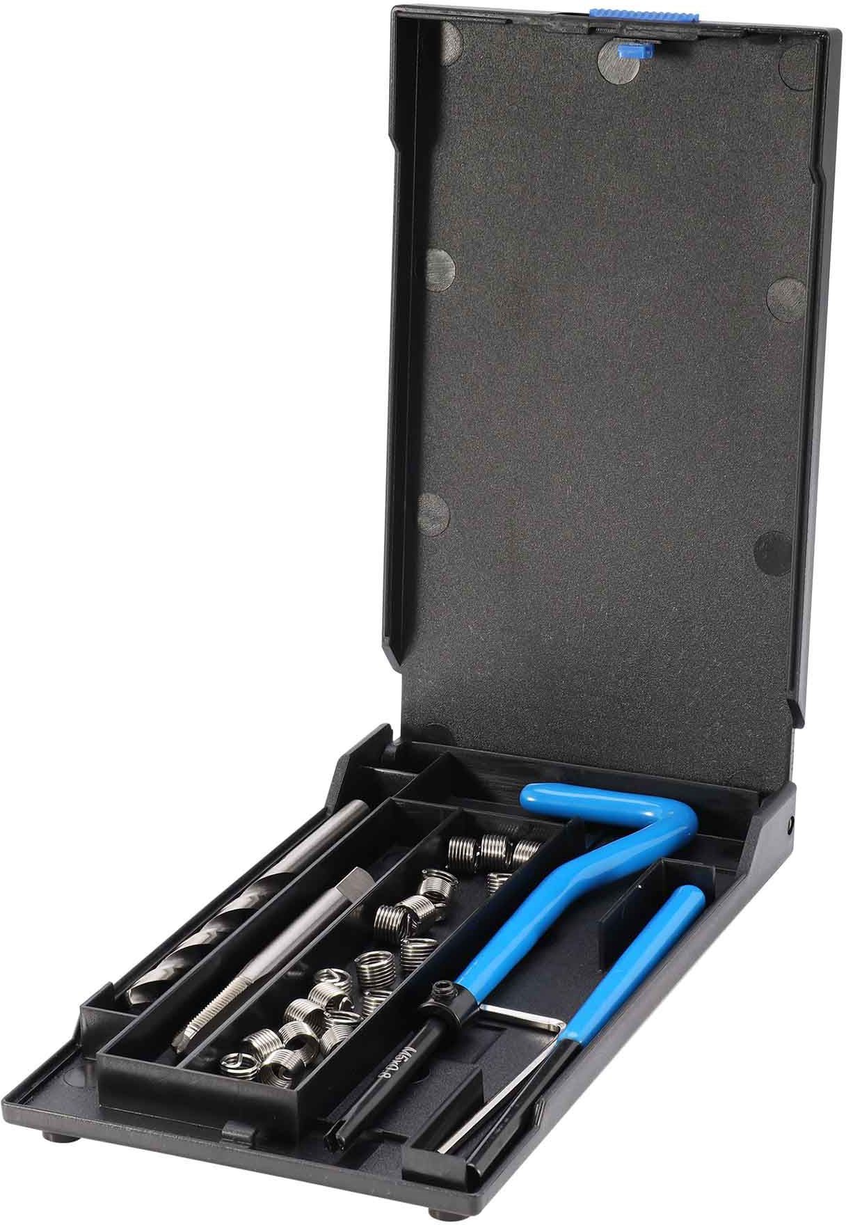 Набор для восстановления резьбы М5х0,8 мм H-Tools 104009HT, 24 предмета, метрическая резьба - фото