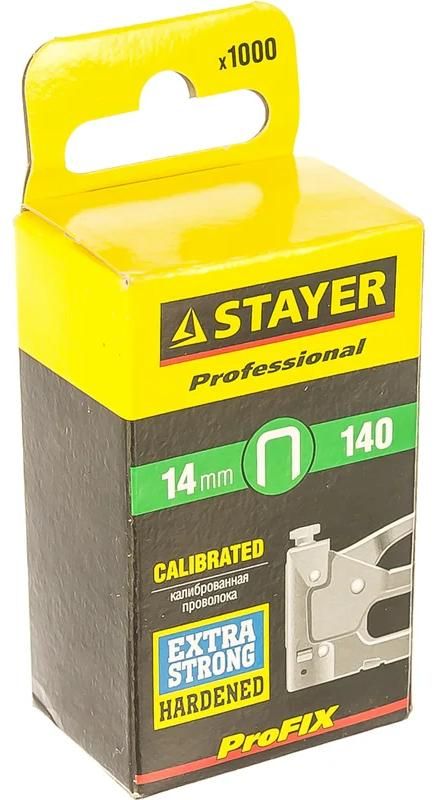 Скобы для степлера тип 140 калибр 20GA Stayer Profi - фото