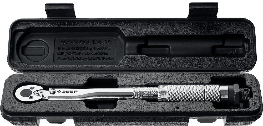 Ключ динамометрический 1/4"DR, 5-25 Нм ЗУБР 64091-025_z01 - фото