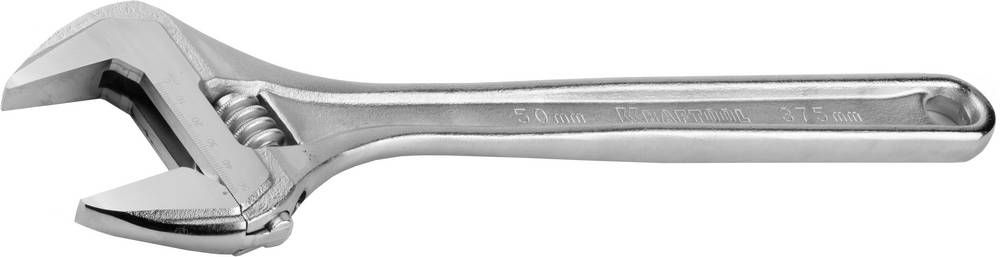 Ключ разводной KraftMax, 375 / 50 мм, KRAFTOOL 27259-37 - фото