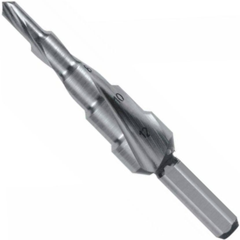 Сверло ступенчатое 65 мм 5 ступеней 4-12 мм HSSE-Co5 Bucovice 691005 - фото