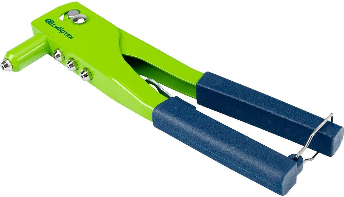 Заклепочник ручной вытяжной одноручный (2.4-4.8 мм) 260 мм, Сибртех 40541 - фото