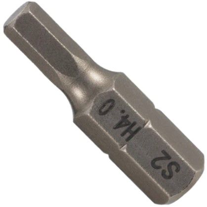 Изображение товара Бита шестигранная HEX H4 длина 25 мм SGS 6325-H4.0, сталь S2