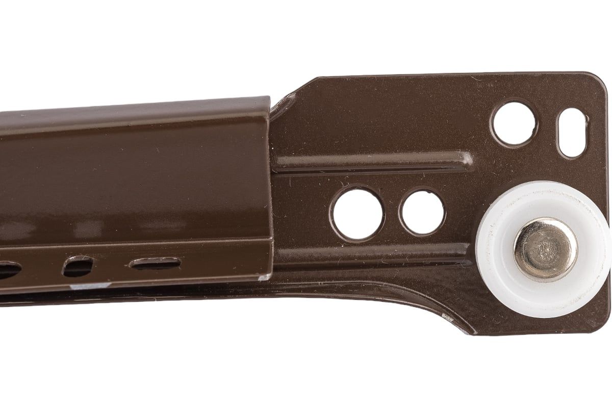 Направляющая роликовая 350 мм/15 кг Gah Alberts 953133, сталь коричневая - фото