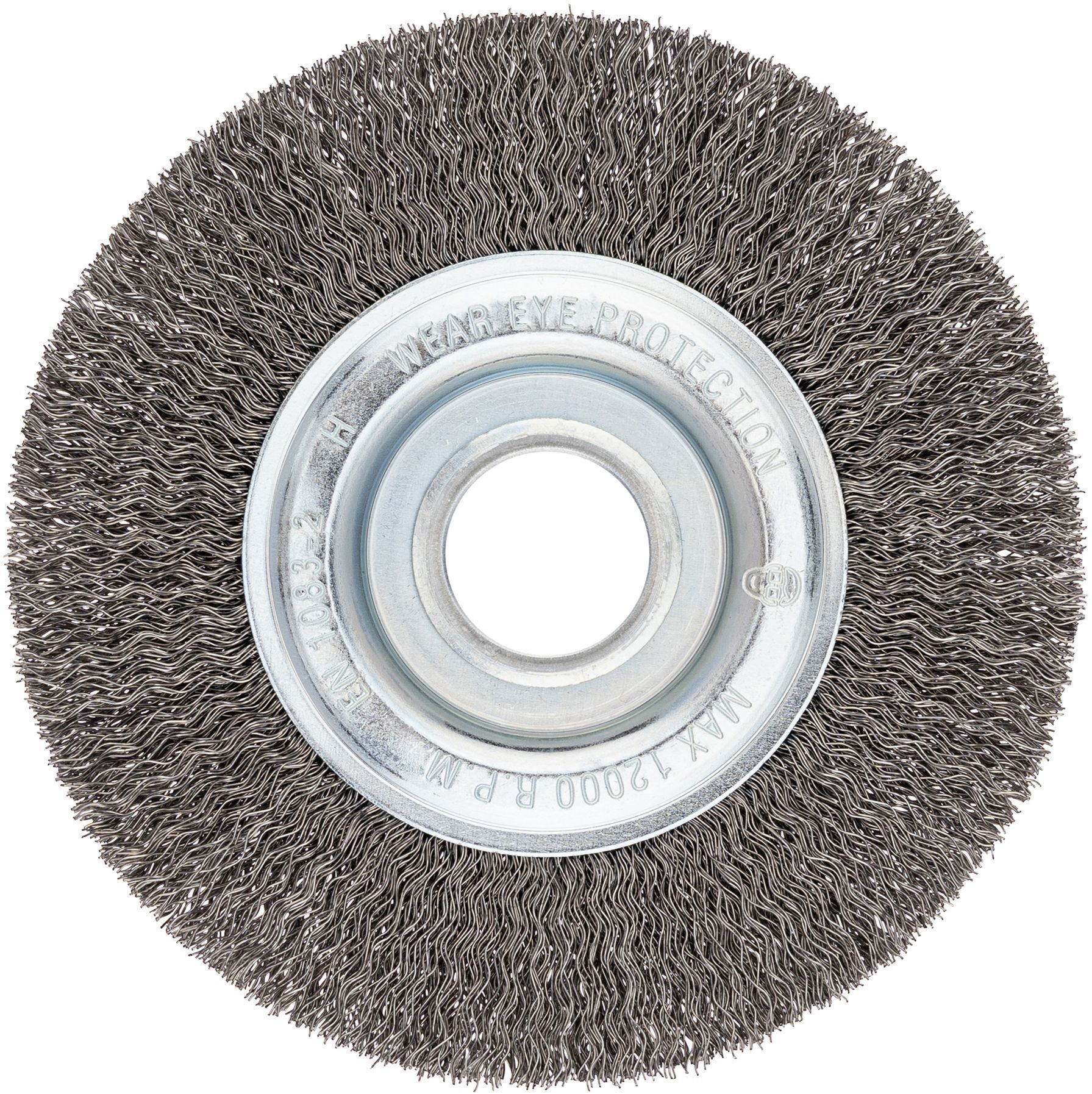 Щетка дисковая гофрированная для УШМ 175 мм № 75 Профоснастка Мастер 20107006, сталь - фото
